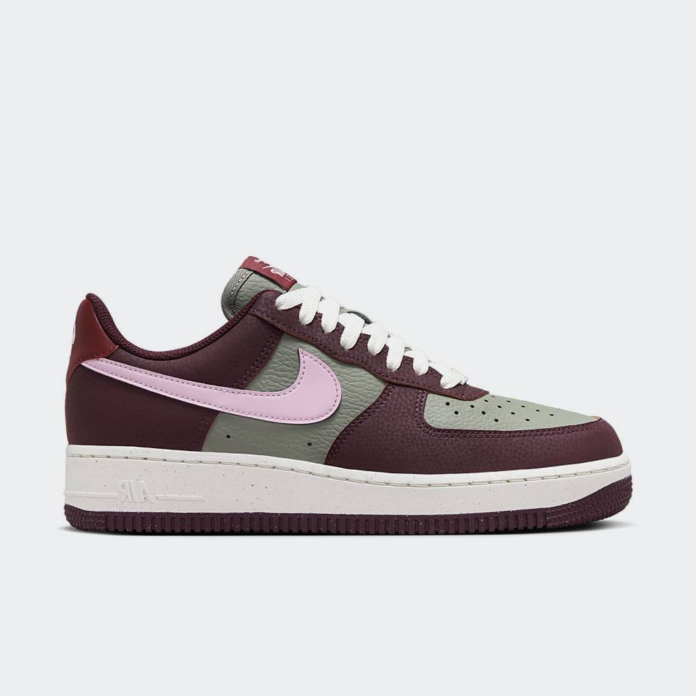 White and burgundy air force 1 discount